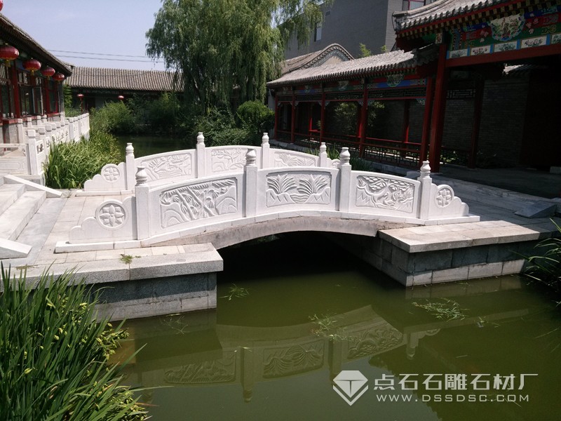 漢白玉欄桿 小橋石護(hù)欄